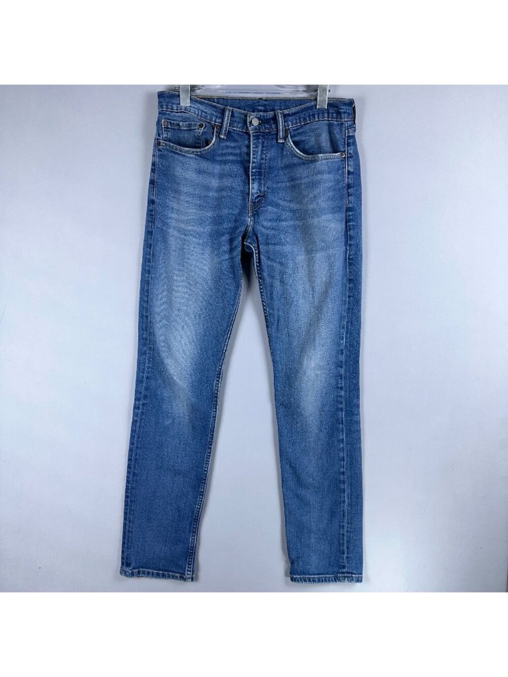 Levis 511 34x34 Straight Leg Jeans Mens Size  Blue Light Wash Slim Fit Stretch